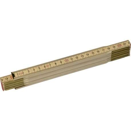 Image du produit STANLEY - M&egrave;tre Pliant - Bois naturel - 15 mm x 2 M&egrave;tres