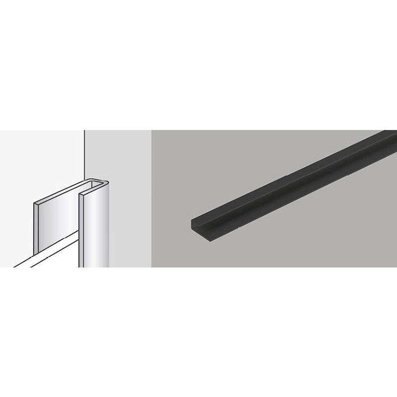 Image du produit Dumawall + - Profil Finition Black Alu - Long: 2600 mm