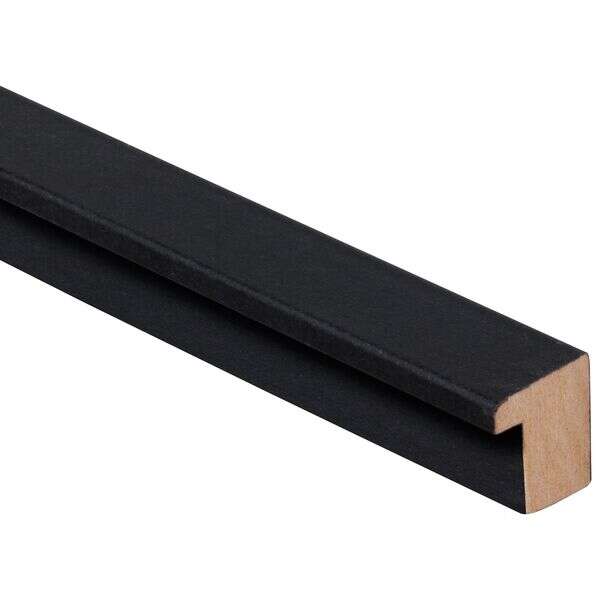 Image du produit CanDo&reg;- Decowall Acoustic - Profil&eacute; d'extr&eacute;mit&eacute; Noir - 18 x 22 x 2600 mm