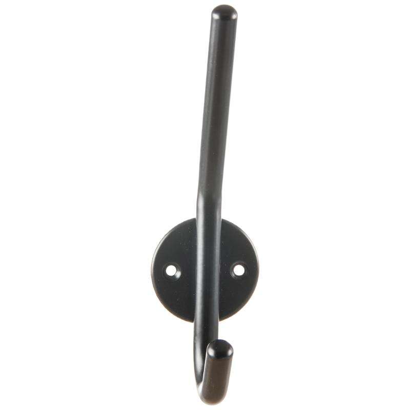 Image du produit Crochet &agrave; Suspendre (Portemanteau) - Inox - Laqu&eacute; Noir - 40 x 150 mm