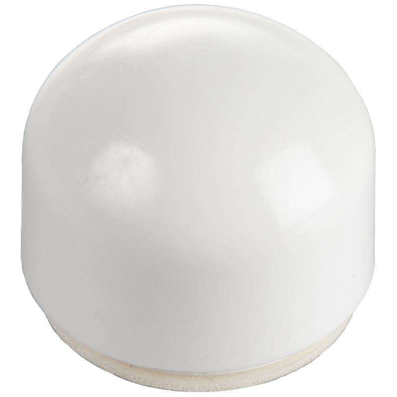 Image du produit Arr&ecirc;t de Porte - Autocollant - Blanc - &Oslash; 33 mm x 35 mm (Haut.)