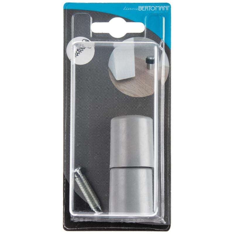Image du produit Arr&ecirc;t de Porte / Butoir &agrave; Visser - Gris - &Oslash; 30 x 35 mm (Haut.) (2 pi&egrave;ces)