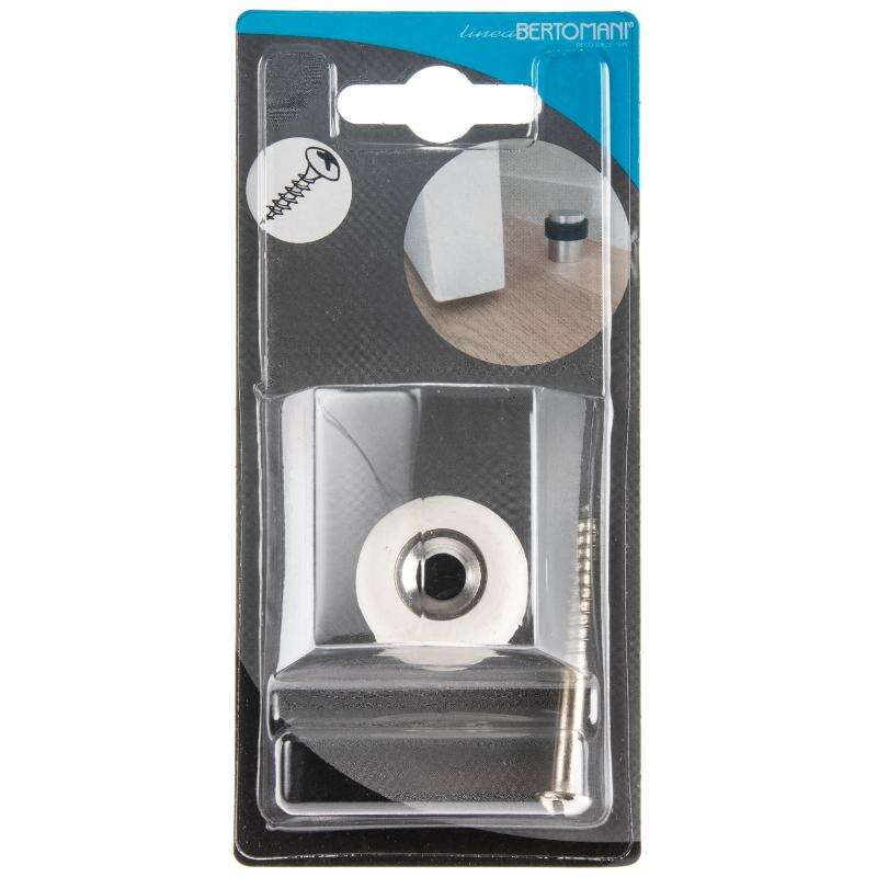 Image du produit Arr&ecirc;t de porte - Laiton/Blanc - 29 x 25 mm (l x H)
