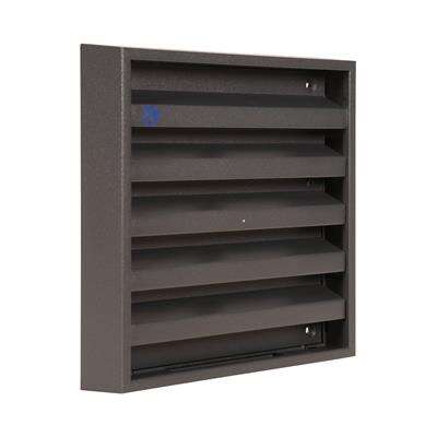 Image du produit Renson&reg;- Grille murale de Ventilation en Saillie (type 431) - Alu Ral 7016 (Anthracite) - 165 x 165 mm
