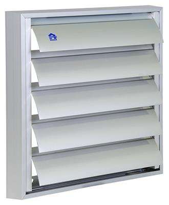 Image du produit Renson&reg;- Grille de Hotte (Evacuation &agrave; Lamelles) (type 433) - Alu Naturel - 210 x 210 mm