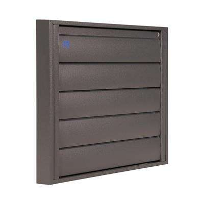 Image du produit Renson&reg;- Grille de Hotte (Evacuation &agrave; Lamelles) (type 433) - Alu Ral 7016 (Anthracite) - 210 x 210 mm