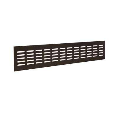 Image du produit Renson&reg;- Grille d'A&eacute;ration en Alu (type 381) - Ral 9005 (Structur&eacute; Noir) - 500 x 80 mm