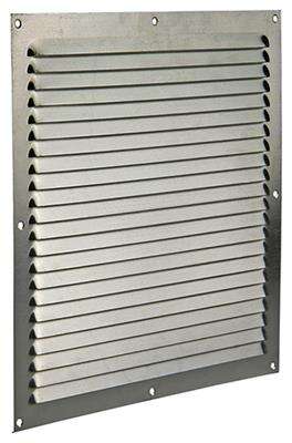 Image du produit Renson&reg;- Grille de Ventilation &agrave; Fente Plat (type 436) - Alu anodis&eacute; Naturel - 300 x 300 mm