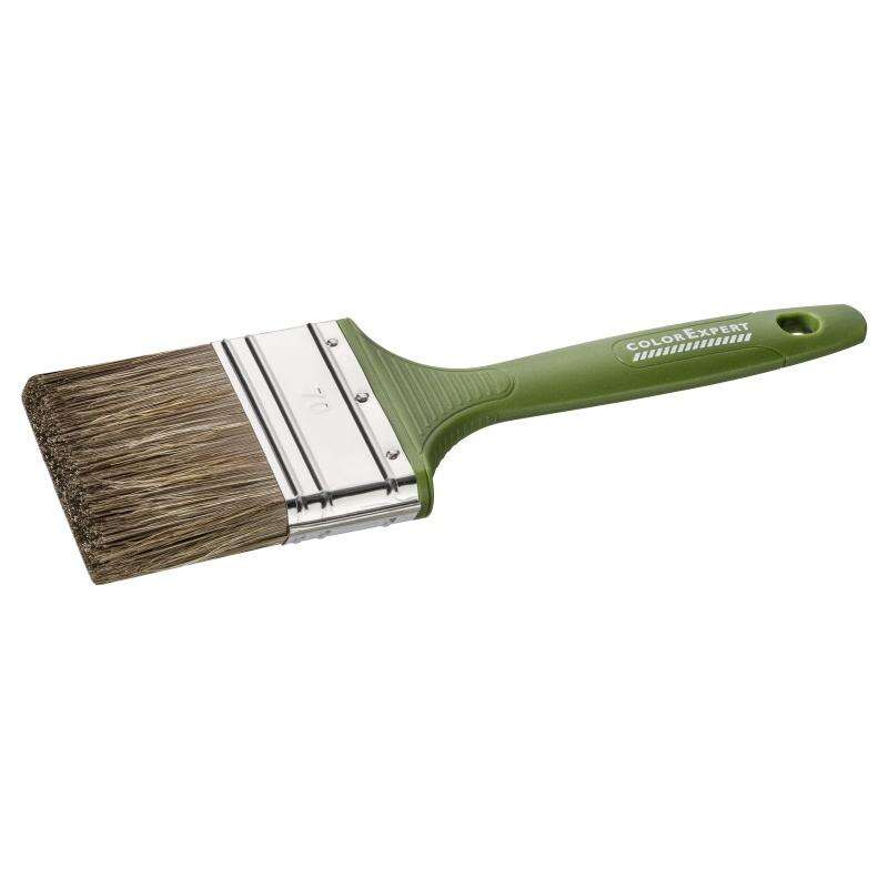 Image du produit CIRET - Pinceau Plat - Lasure - Manche plastique vert - Largeur au choix