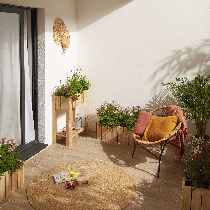 Image du produit Potager balcon 'Acanta' - 660 x 305 x 780 mm