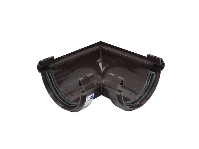 Image du produit Scala - Angle de Goutti&egrave;re G125 avec Joint - Gris Clair