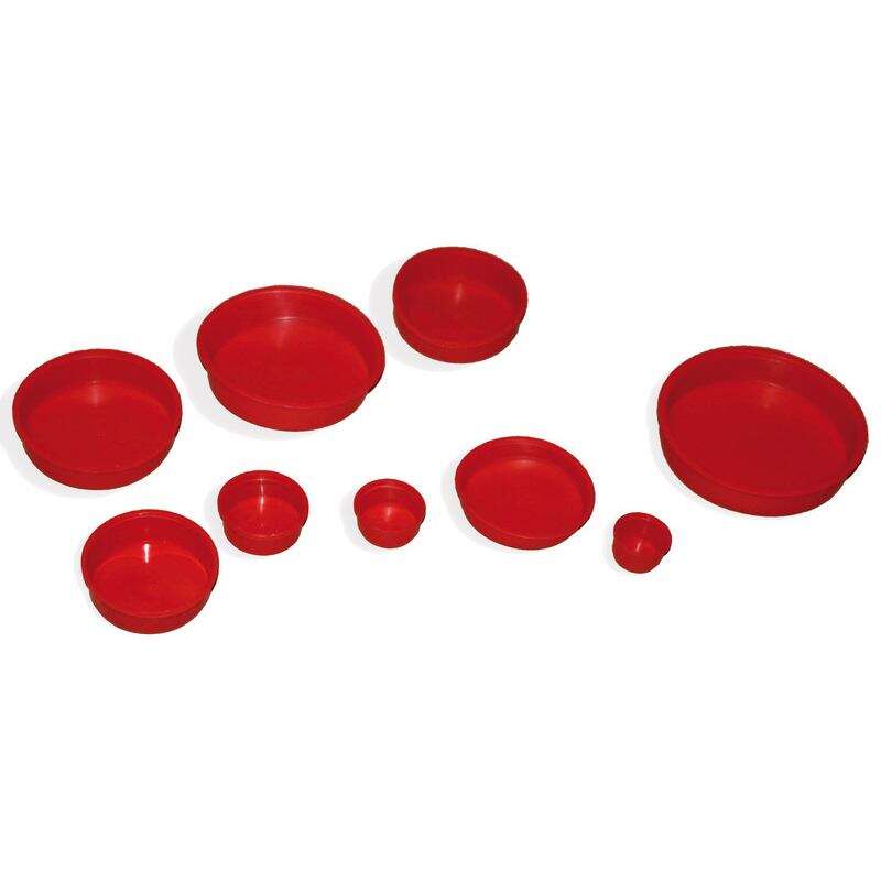 Image du produit Scala - Bouchon Obturateur en PE, Rouge - &Oslash; 110 mm