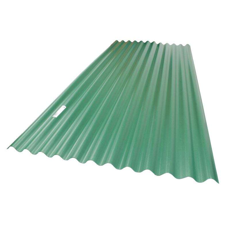 Image du produit Scala - Plaque Ondul&eacute;e PVC Expans&eacute; - Scalatop - Vert - 76/18 - 0,9 x 2 m (l x L)