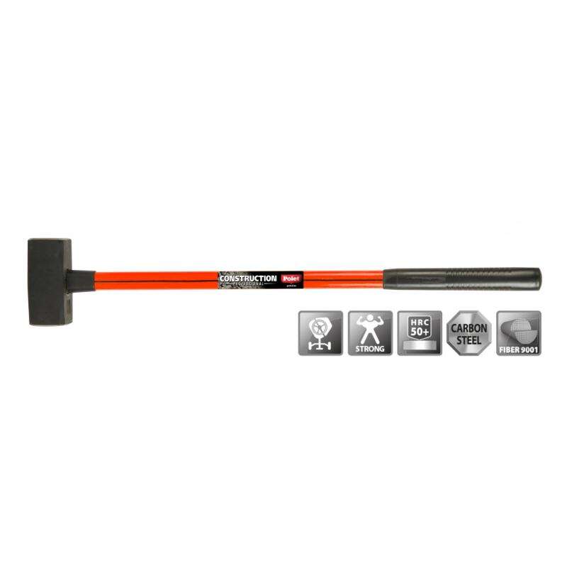 Image du produit POLET MASSE CARREE 4KG MANCHE FIBRE 9001 90CM