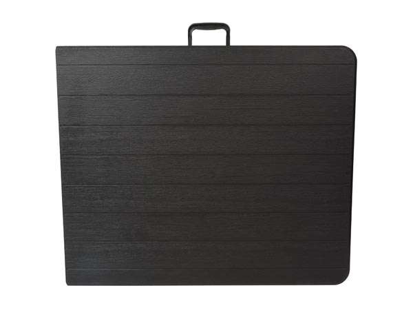 Image du produit Table pliante Noir Imitation bois - 180 x 75 x 74 cm (PROMO)