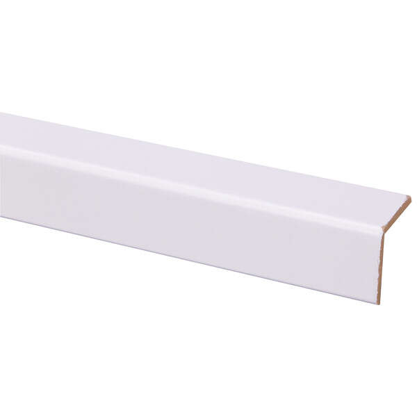 Image du produit Angle - MDF Blanc Rev&ecirc;tu - 36 x 36 x 2600 mm