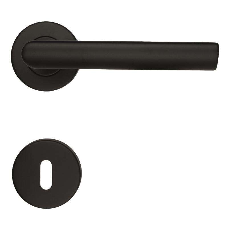 Image du produit HDD - B&eacute;quille - Ellips - Noir - Rosace + Entr&eacute;e (par paire)