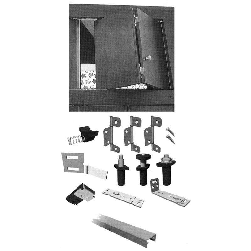 Image du produit RAIL COULISSANT PLIANT ALU SF-14D - 1500MM -  14kg