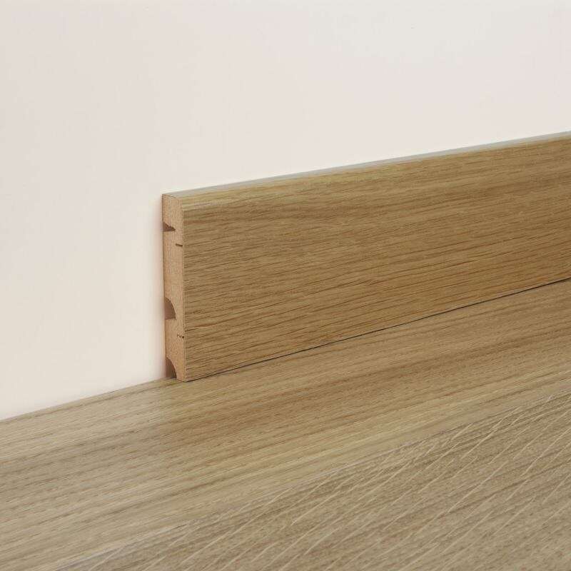 Image du produit CABBANI&reg;- Plinthe placage bois - Ch&ecirc;ne PURE Huil&eacute; - 12 x 80 x 2150 mm - jusque rupture