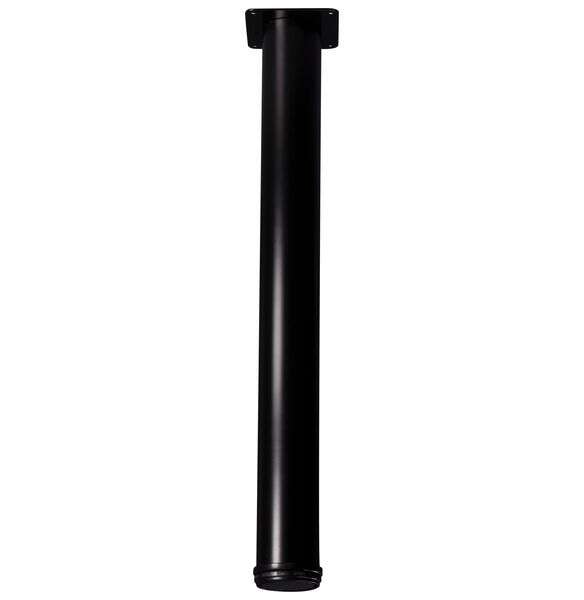 Image du produit Pied de Table avec r&eacute;glage 0 &agrave; 30 mm - Bonita - Noir - &Oslash; 76 mm - 720 & 900 mm (Haut.)