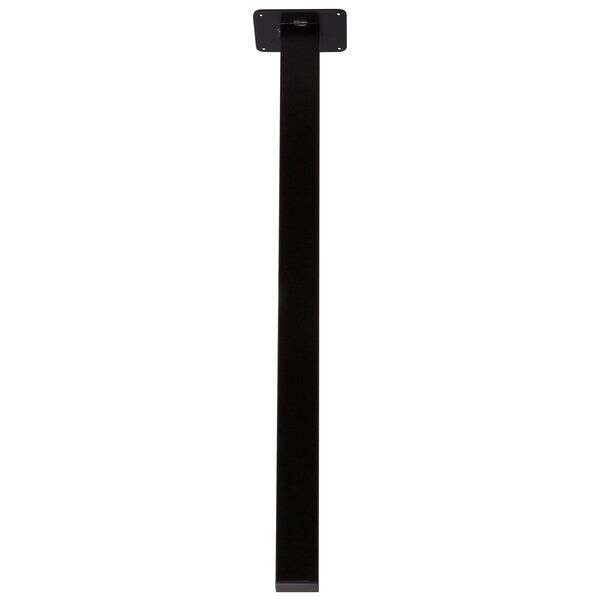 Image du produit Pied de Table - Carr&eacute; - Noir - 50 x 50 mm - 720 mm (Haut.)