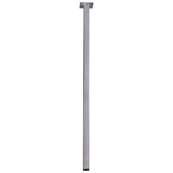 Image du produit Pied de Table - Carr&eacute; - Gris clair - 25 x 25 mm - 750 mm (Haut.)