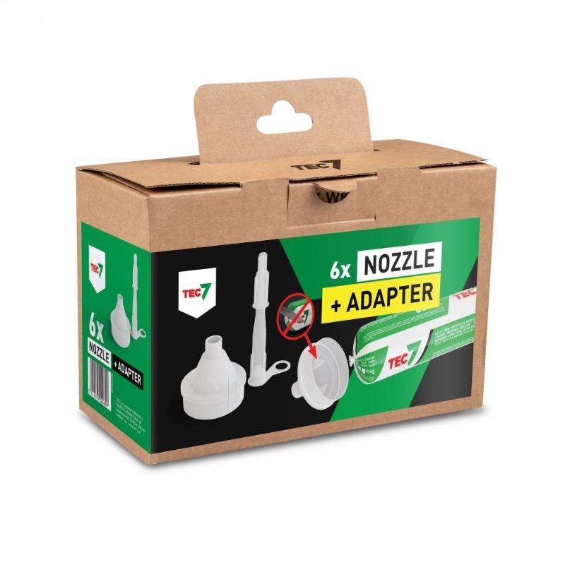 Image du produit TEC7 - Embouts + Adaptateur pour boudin 400ml (6pc)