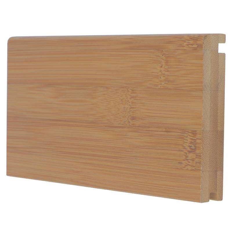 Image du produit Plinthe/Nez de marche Bois Massif - Bambou - Caramel Horizontal verni - 15 x 88 x 1860 mm