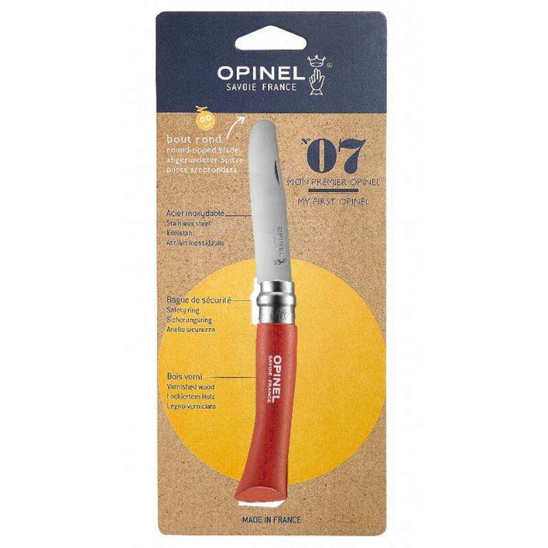 Image du produit Opinel Junior Couteau de poche Bout Rond N&deg;07 Rouge