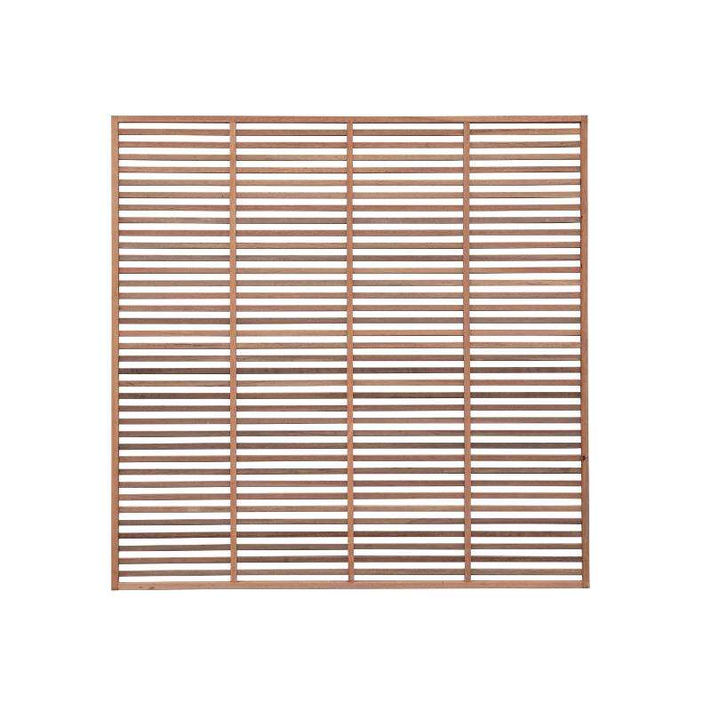 Image du produit Ecran de Jardin FELIX - Keruing/Bangkirai - Treillis Chinon N&deg;24 - 1800 x 1800 mm