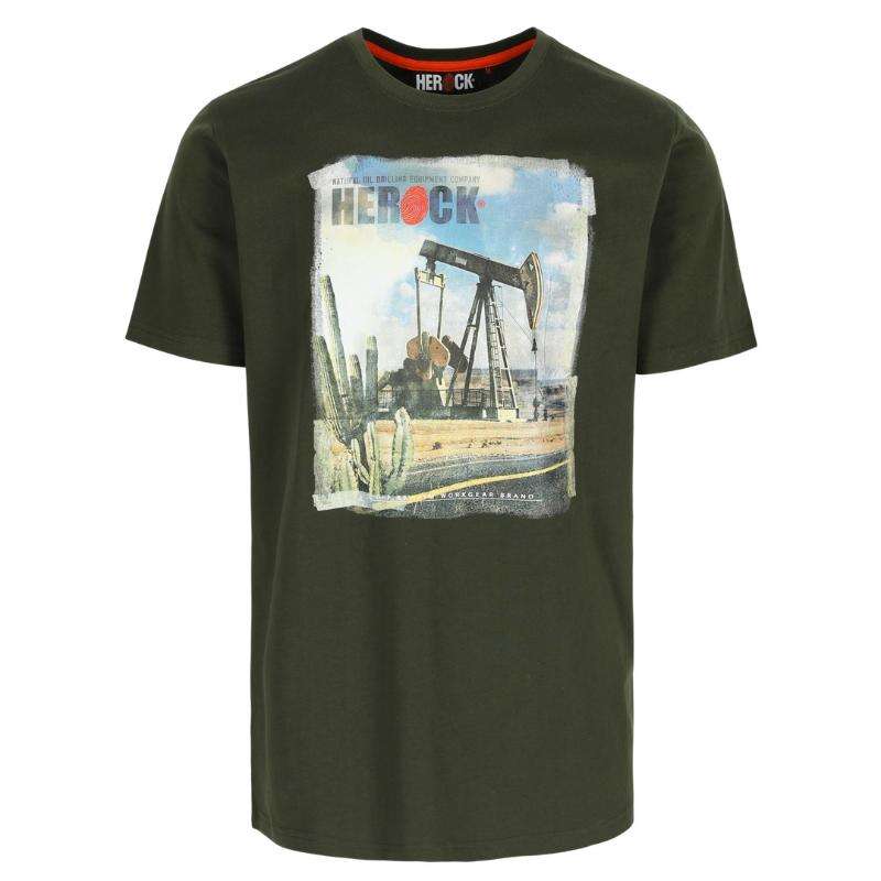 Image du produit HEROCK&reg;- T-shirt Manches Courtes Desert - Kaki fonc&eacute;