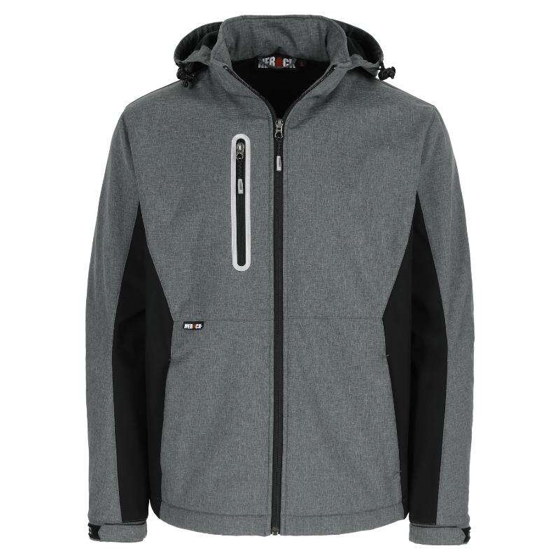 Image du produit HEROCK&reg;- Veste Softshell Flexor R&eacute;fl&eacute;chissante - Gris/Noir