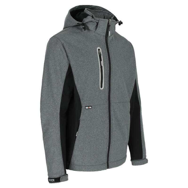 Image du produit HEROCK&reg;- Veste Softshell Flexor R&eacute;fl&eacute;chissante - Gris/Noir