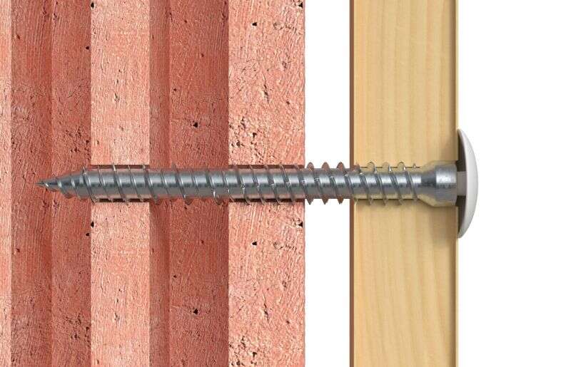 Image du produit FISCHER - Vis pour Menuiserie ext&eacute;rieure FFSZ - &Oslash; 7,5 mm - T&ecirc;te cylindrique - TX 30 - (100/bte)