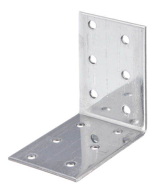 Image du produit Equerre d'assemblage - Multi trous - Inox - 60 x 60 x 40 x 2 mm