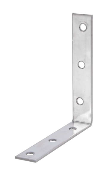 Image du produit Equerre sur chant - Equerre de chaise - Inox - 100 x 100 x 19 x 2 mm