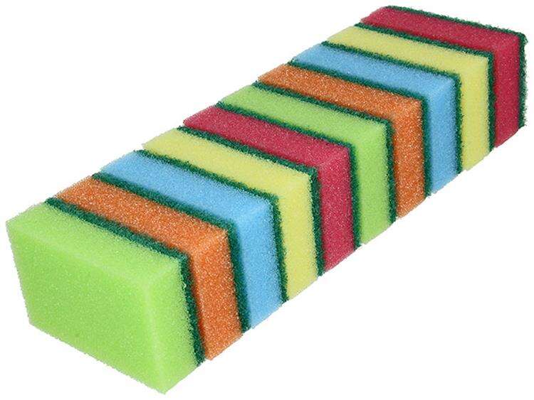 Image du produit Eponge &agrave; R&eacute;curer 9 x 6 x 2.4 cm (10 Pi&egrave;ces)
