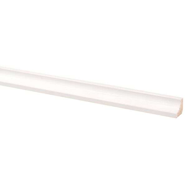 Image du produit Corniche - Pin Pr&eacute;peint Blanc - 16 x 16 x 2700 mm
