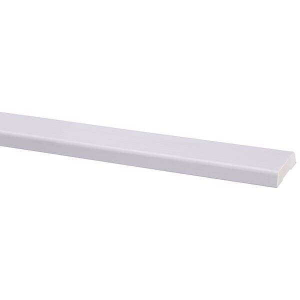 Image du produit Cimaise - Pin Pr&eacute;peint Blanc - 12 x 45 x 2700 mm