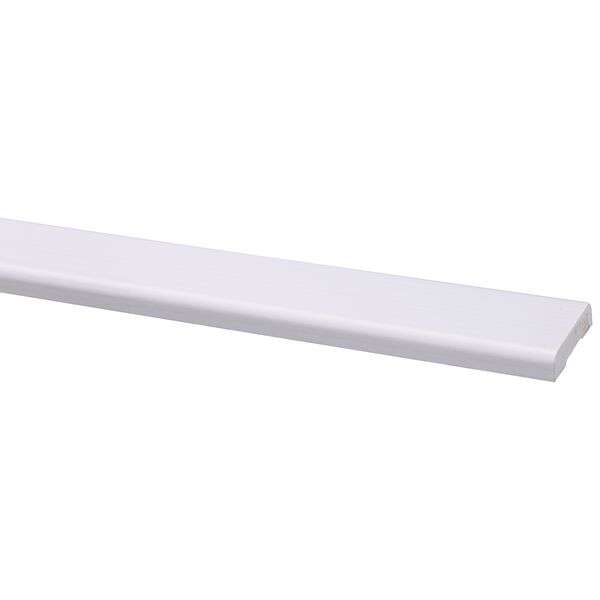 Image du produit Cimaise - Pin Pr&eacute;peint Blanc - 12 x 45 x 2700 mm