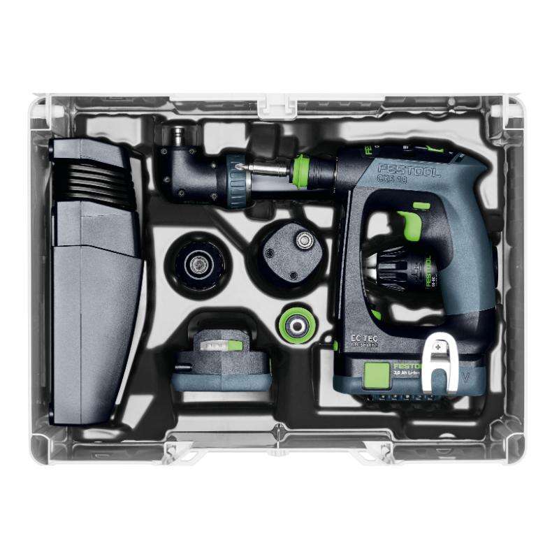 Image du produit FESTOOL - Perceuse-Visseuse compacte sans fil, CXS 18 C 3,0-Set