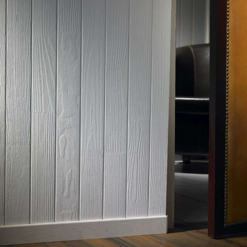 Image du produit NOLOGO - Lambris Plafond - Pin Maritime A/B - KLAUSS - About&eacute; - Blanc - 10 x 90 x 2500 mm (2,25m&sup2;)