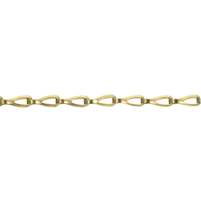 Image du produit Cha&icirc;ne Patent Laitonn&eacute; - 22Kg - 13,5 x 3 x 0,4 mm (vendu au m&egrave;tre)