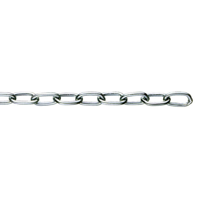 Image du produit Cha&icirc;ne Type A Zingu&eacute;e - 130Kg - 19 x 7,2 x 4 mm (vendu au m&egrave;tre)