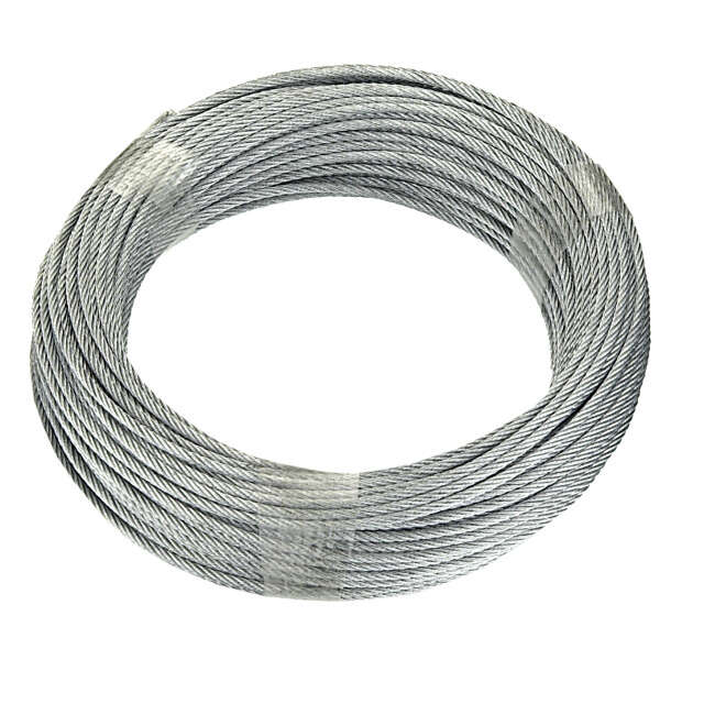 Image du produit Cable Acier Zingu&eacute; - Rouleau 2,0 mm x 30 m