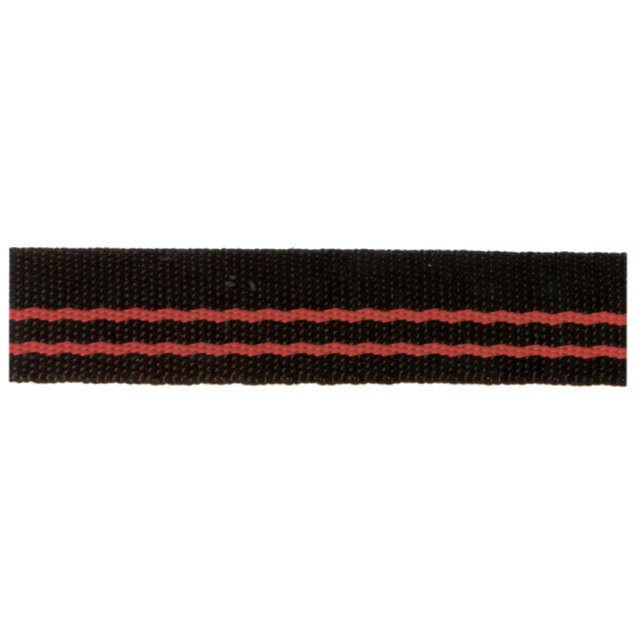 Image du produit Sangle Polypropyl&egrave;ne - Noir/Rouge - 1303 - 24 mm - Charge 138 Kg