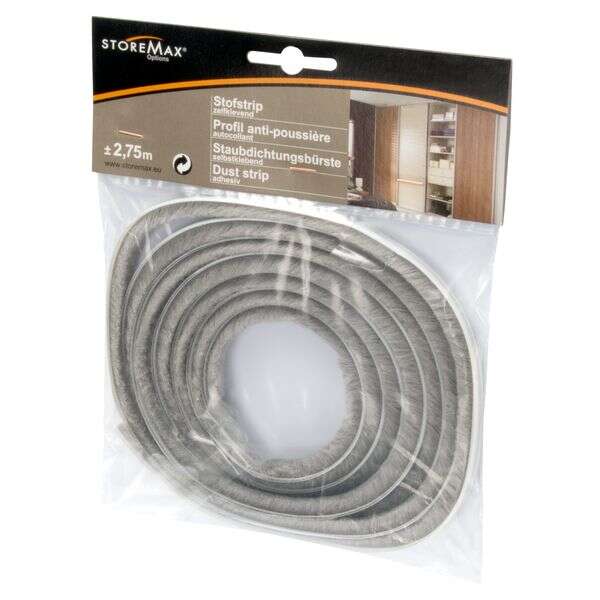 Image du produit Storemax - Strip anti-poussi&egrave;res - Gris - 275 cm