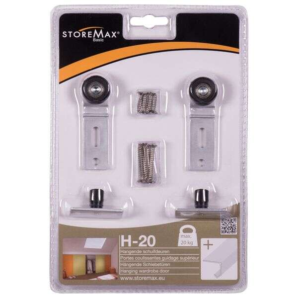 Image du produit Storemax - H20 - Roulettes p/porte coulissante
