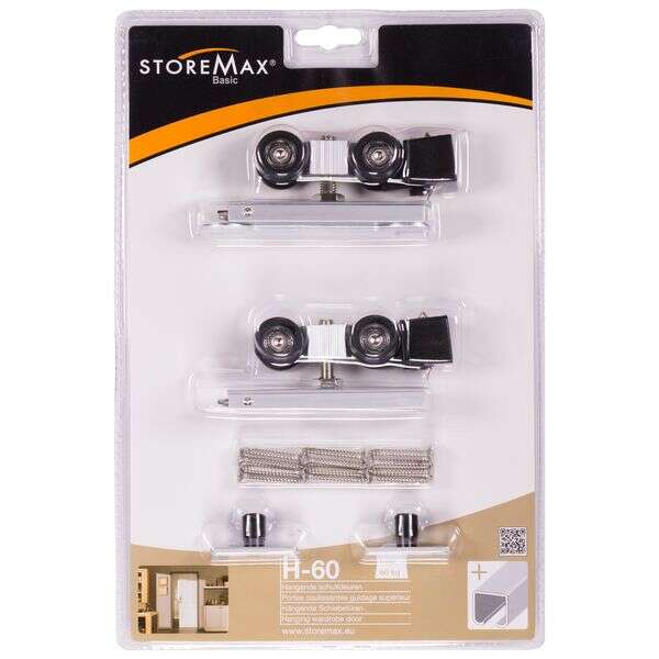 Image du produit Storemax - H60 - Roulettes p/porte coulissante