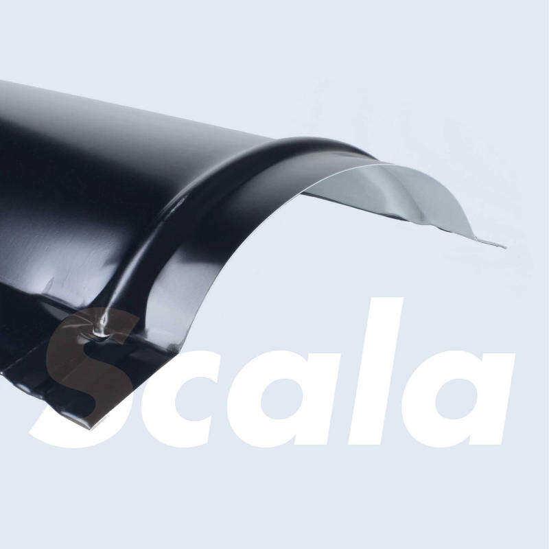 Image du produit Scala - Fa&icirc;ti&egrave;re Demi-ronde (Tuile) - Noir - 1 m